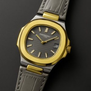Patek Philippe Nautilus 8044 – Grey Gold Tone | 3atm Water Resistant