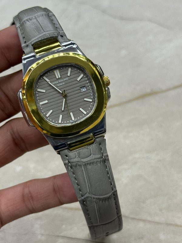 Patek Philippe Nautilus 8044 – Grey Gold Tone | 3atm Water Resistant - Image 3