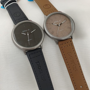 Positif Watch Leather Strap Without Box ( Random Color )
